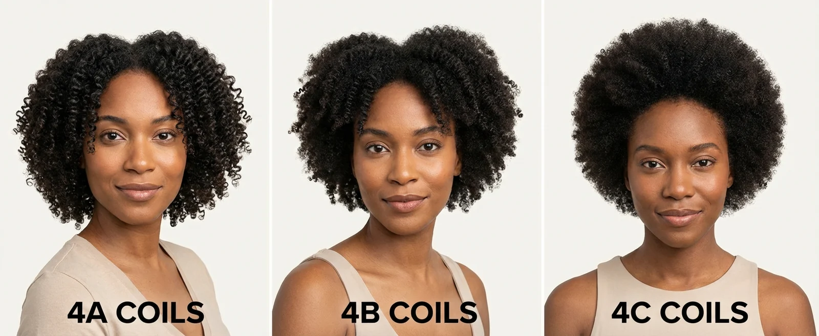 Coily hair texture